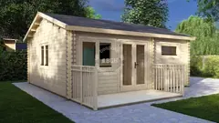 Twin Skin one-bedroom annexe, 6 × 5.5 m