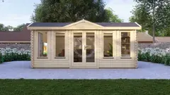 Garden office with sitting area, 5.5 × 4 m