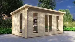 Compact garden office, 5 × 3 m