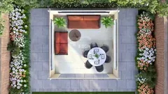 Garden gazebo floor plan, 4 × 4 m