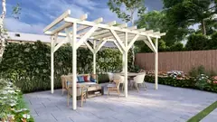 Garden pergola, 5 × 3 m