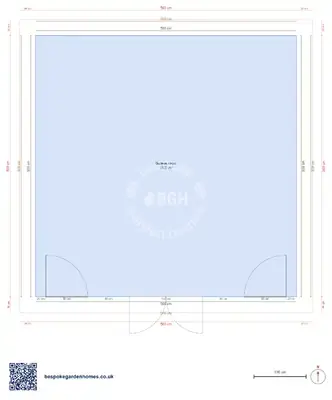 Games room, 5 × 5 m