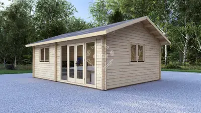 1 bedroom, 7 × 5 m