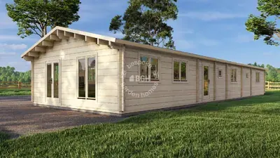 4 bedrooms, 20 × 6.8 m